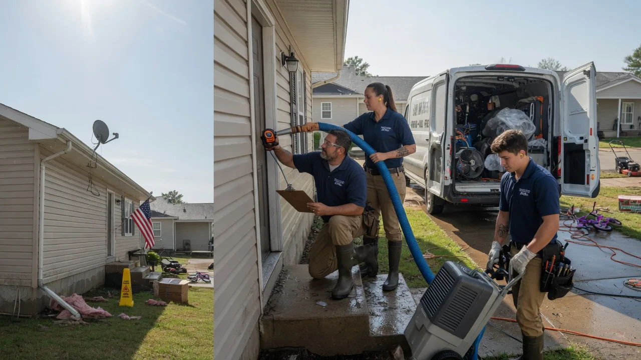 Ceiling Water Damage Restoration in Okay, OK near me